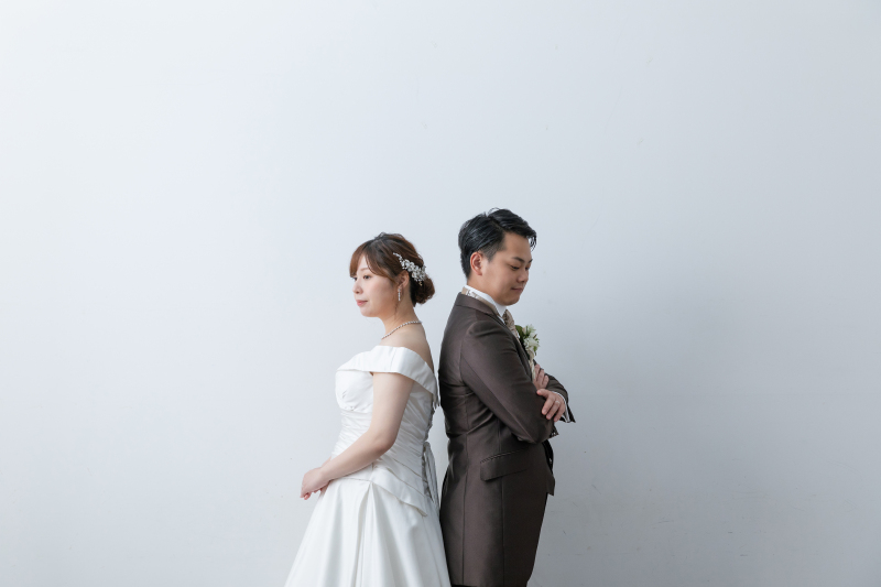 白壁でしっとりと