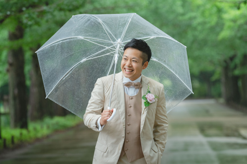 ご新郎様のソロショット