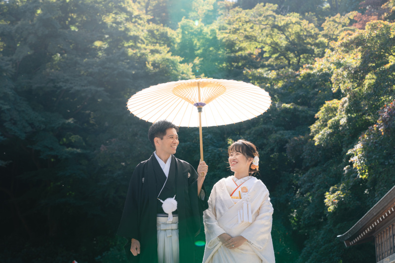 高幡不動尊で和装撮影!