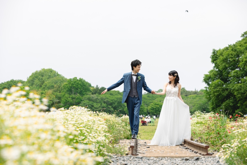 昭和記念公園と屋内庭園スタジオ
