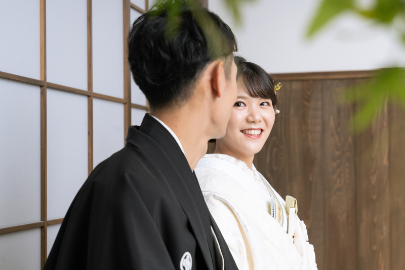 ご新婦様の表情