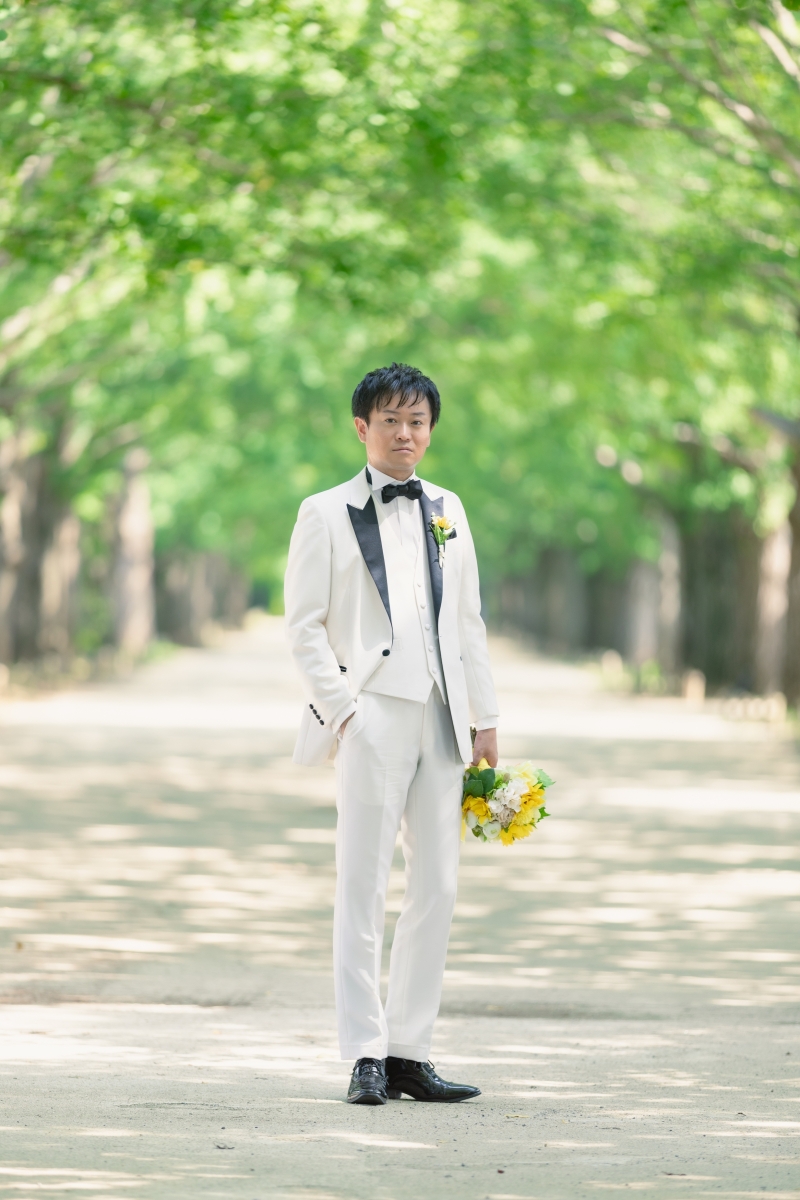 ご新郎様のソロショット2