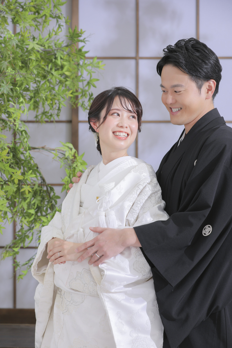 和庭園から撮影スタート!