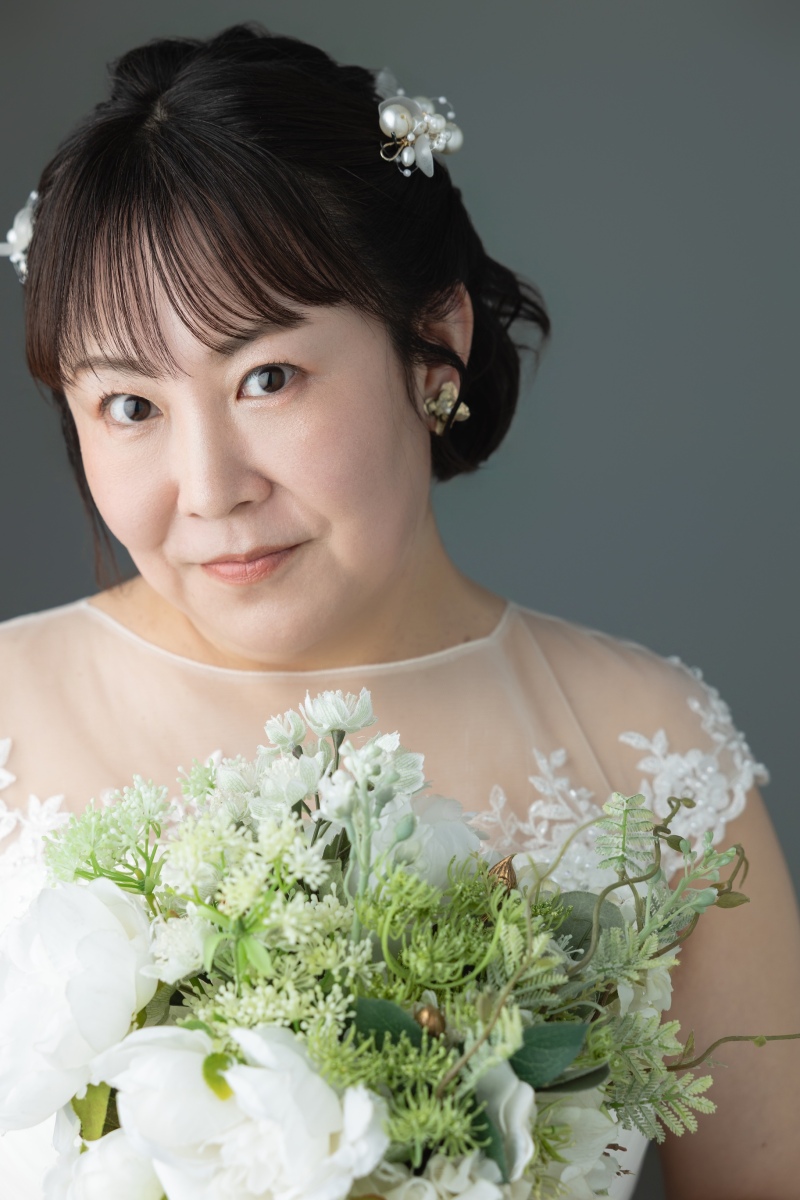 ブーケと髪飾り