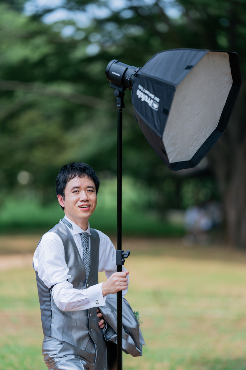 新郎様のアシスタント