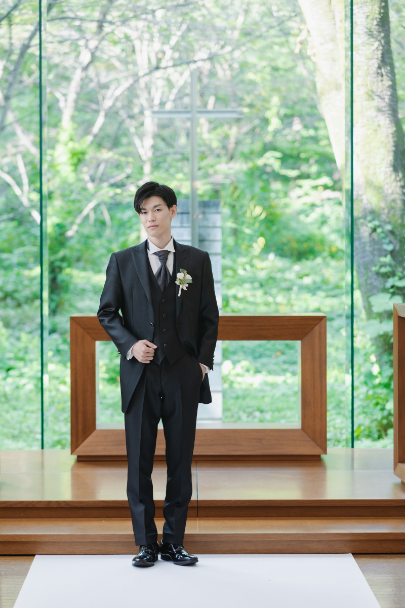 ご新郎様のソロショット2