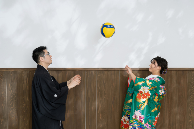 最後はボールで遊んで