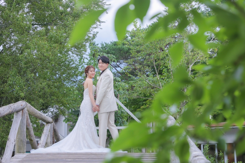 振り返りショット。