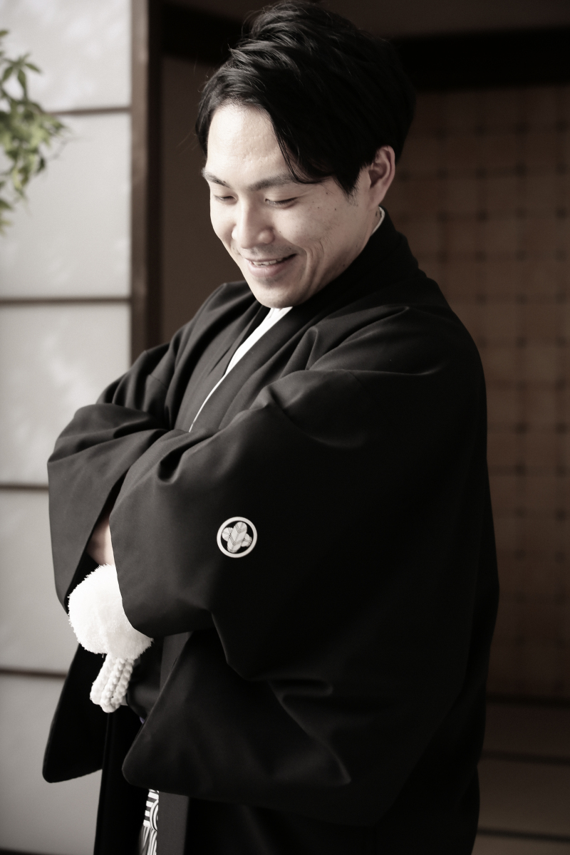 ご新郎様のソロショット