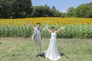 ひまわりと愛と笑顔！