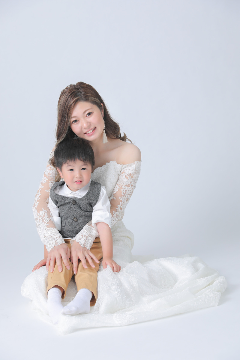 ママと2ショット!