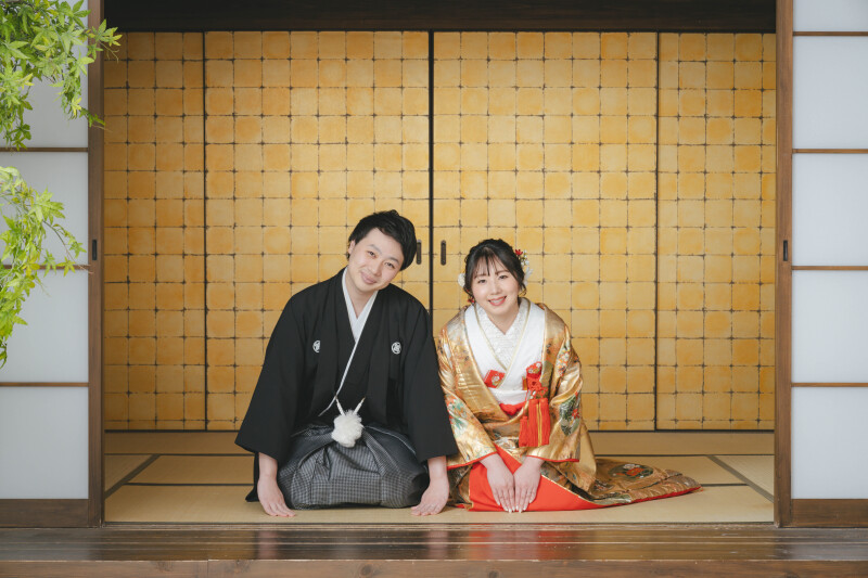 お辞儀ショット