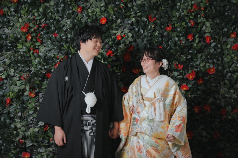 椿の背景にて◎