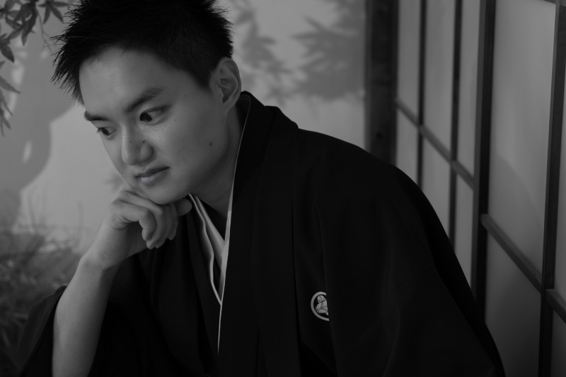 ご新郎様のソロショット。