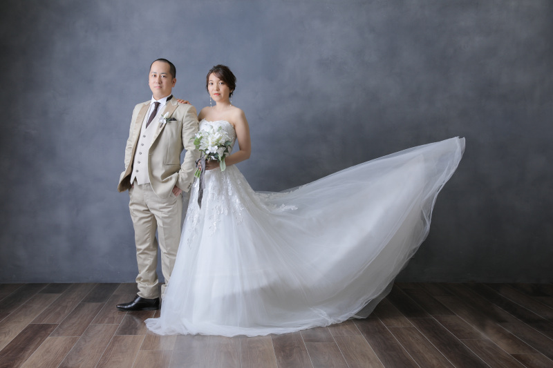 2人らしいスタジオ撮影！