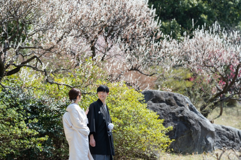 春の和装ロケーション