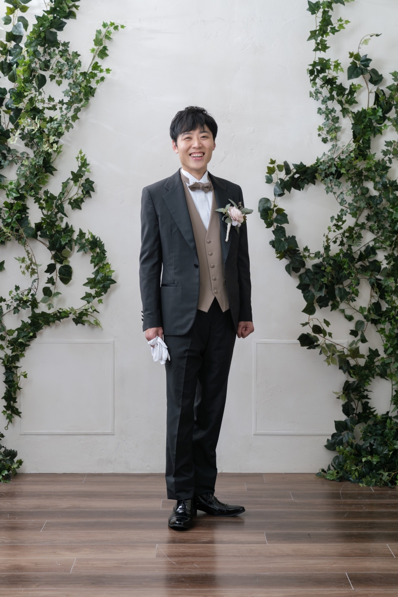ご新郎様のソロショット!