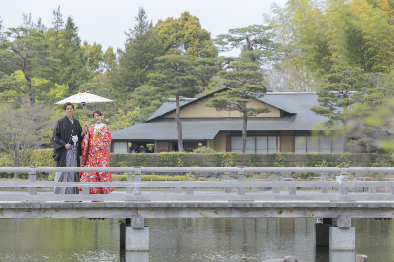 昭和記念公園で和装撮影！