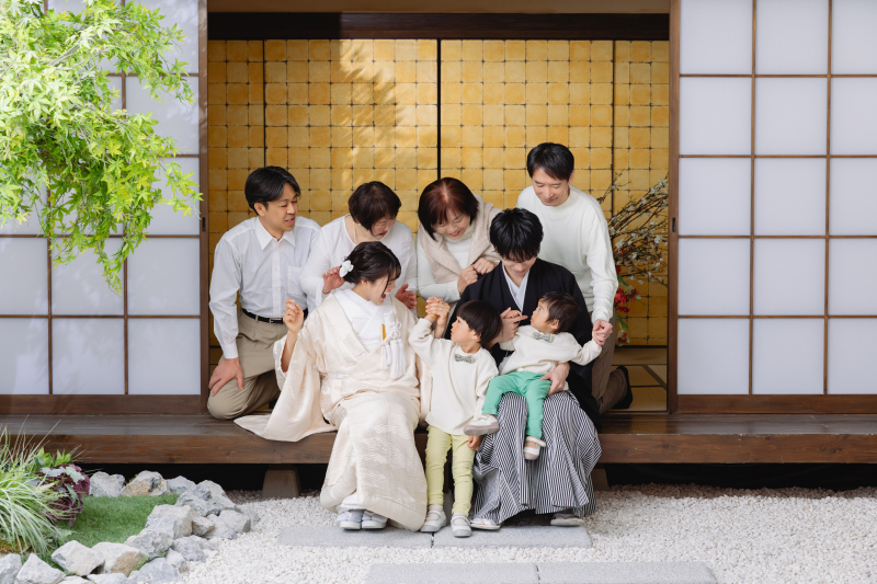 家族みんなで記念撮影♡