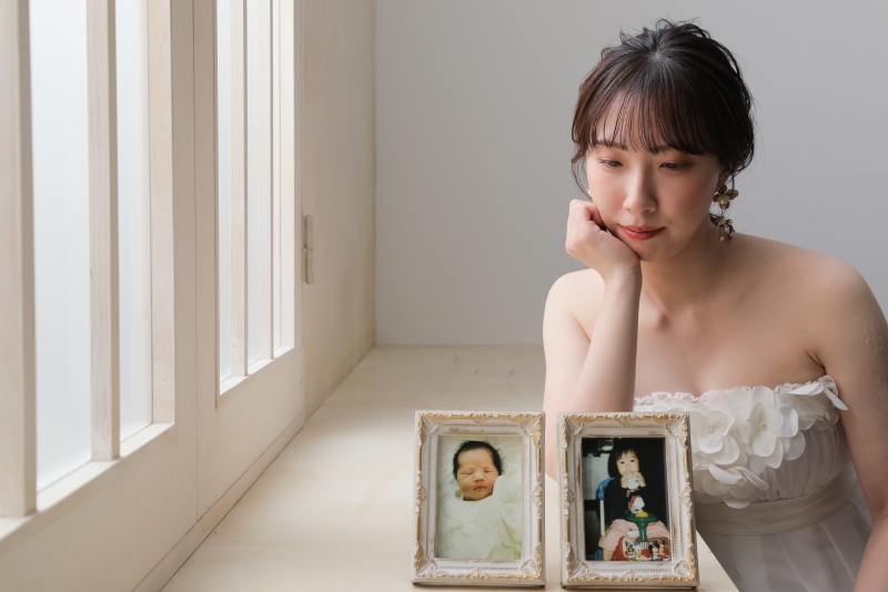 ご新婦様と写真