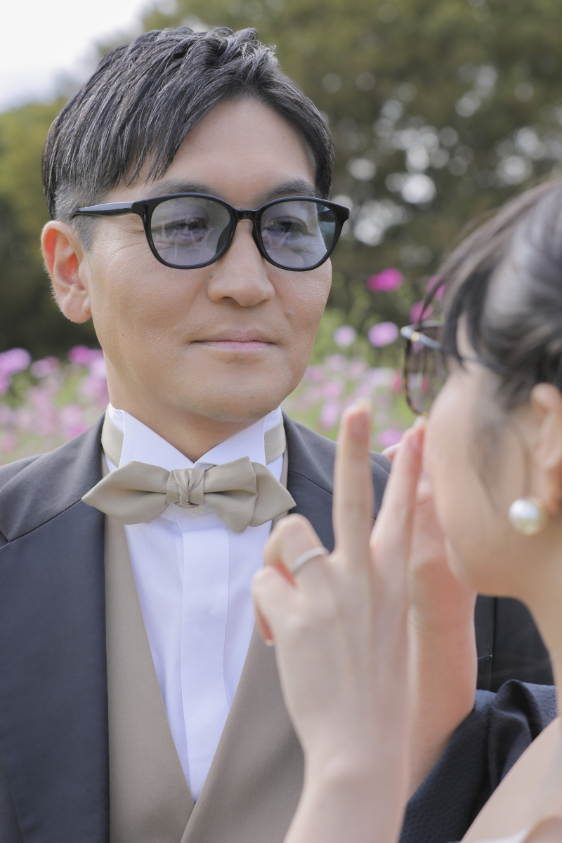 グラスの反射！