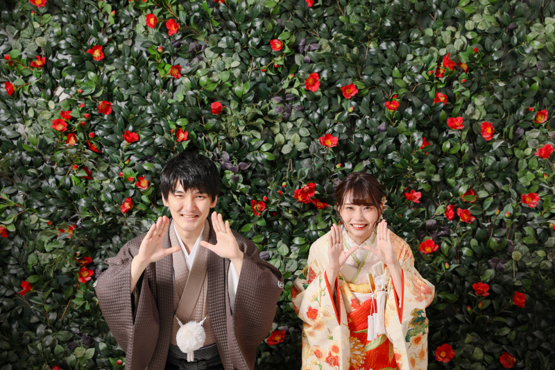 和装も同じ日に!