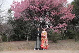 昭和記念公園和装ロケーション