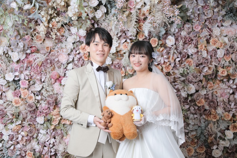 ぬいぐるみと一緒!