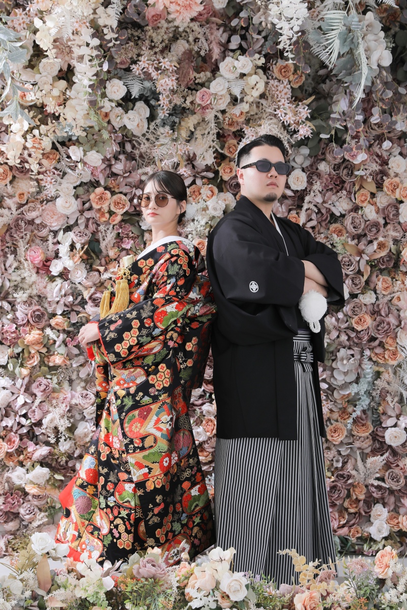 お花×サングラス