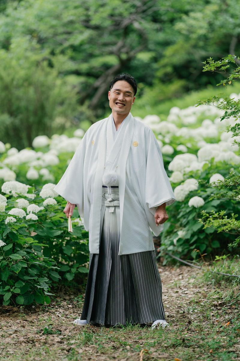 ご新郎様のソロショット