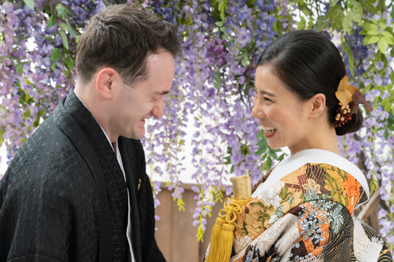 見つめ合うお二人