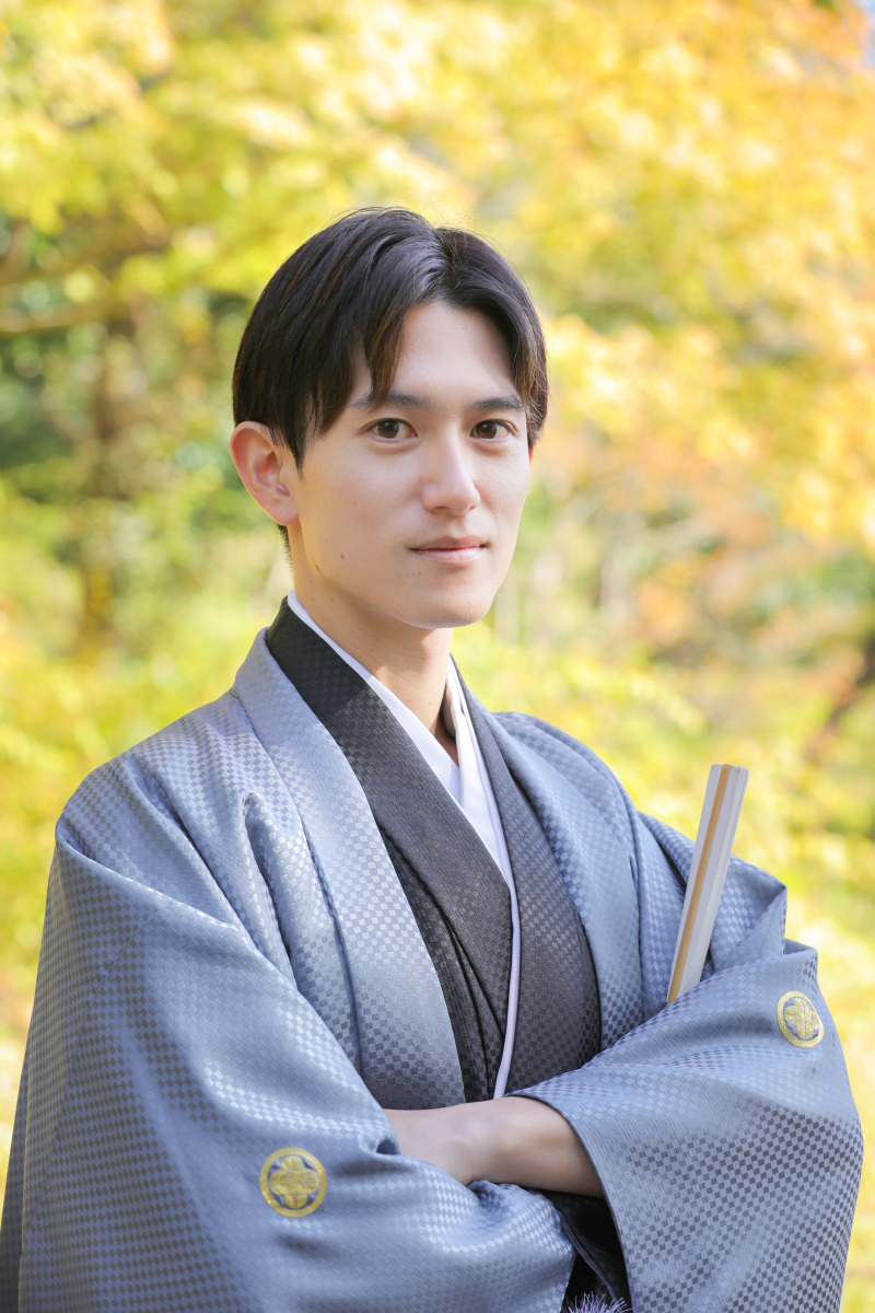 ご新郎様のソロショット。