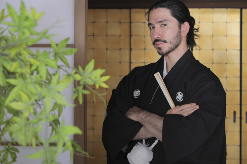 ご新郎様のソロショット。