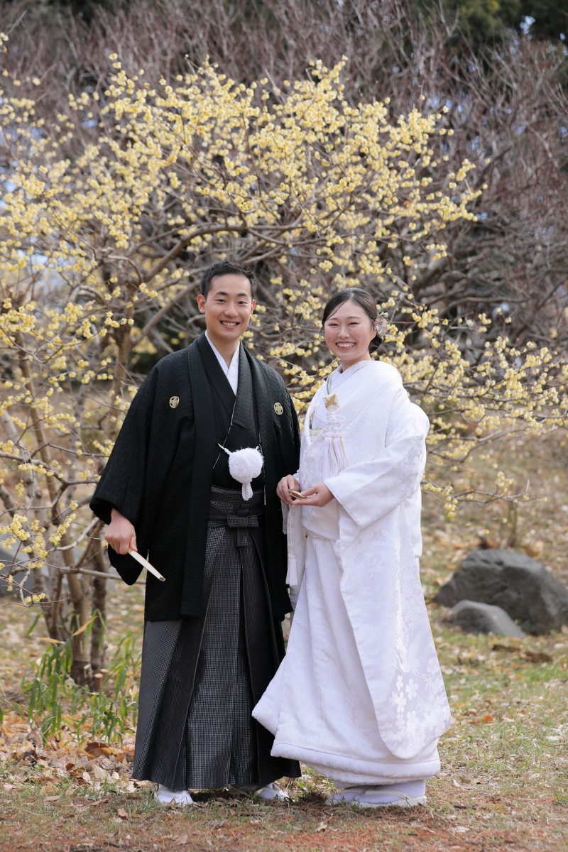 かっちりしたポーズで