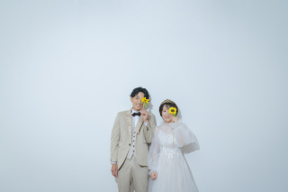 スタジオでも小物で夏らしく◎