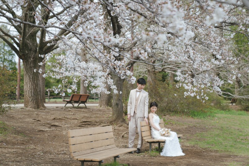 ベンチを使って