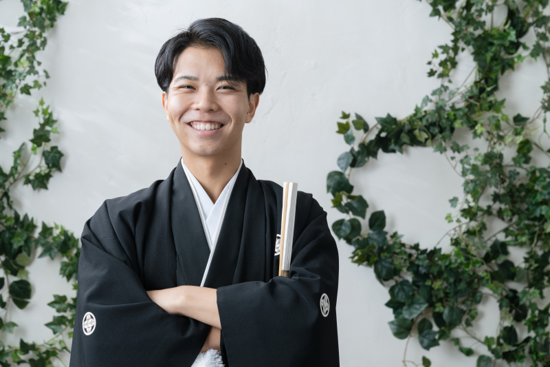 ご新郎様のソロショット