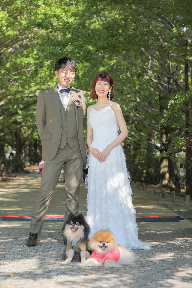 ワンちゃんと一緒に!