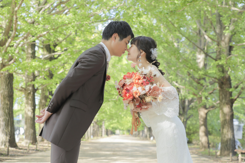 昭和記念公園洋装ロケーション+屋内庭園スタジオ