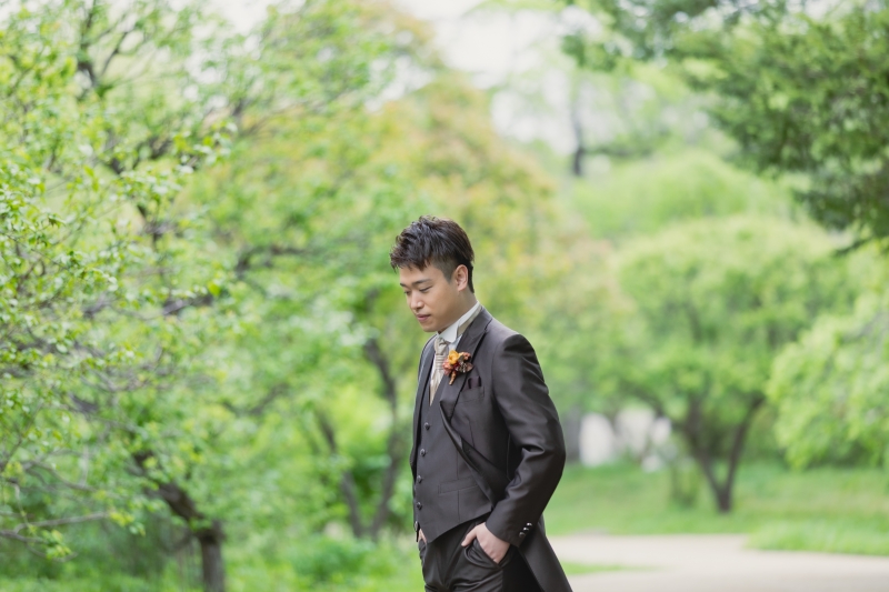 ご新郎様のソロショット