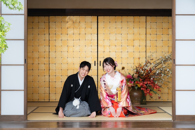 お辞儀ショット