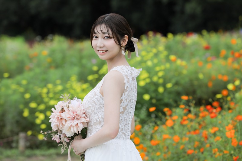 ご新婦様のソロショット