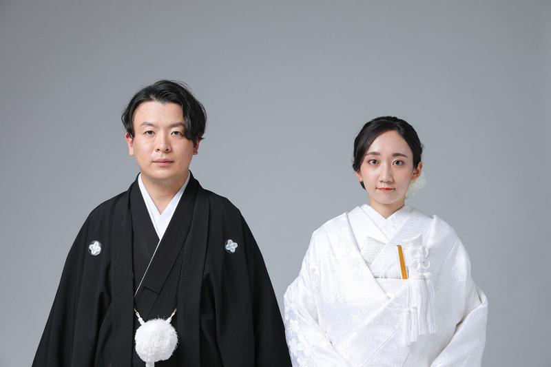 お二人で並んで。