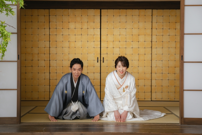 定番のお辞儀ポーズ!