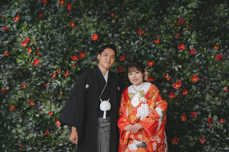 和装から撮影スタート!