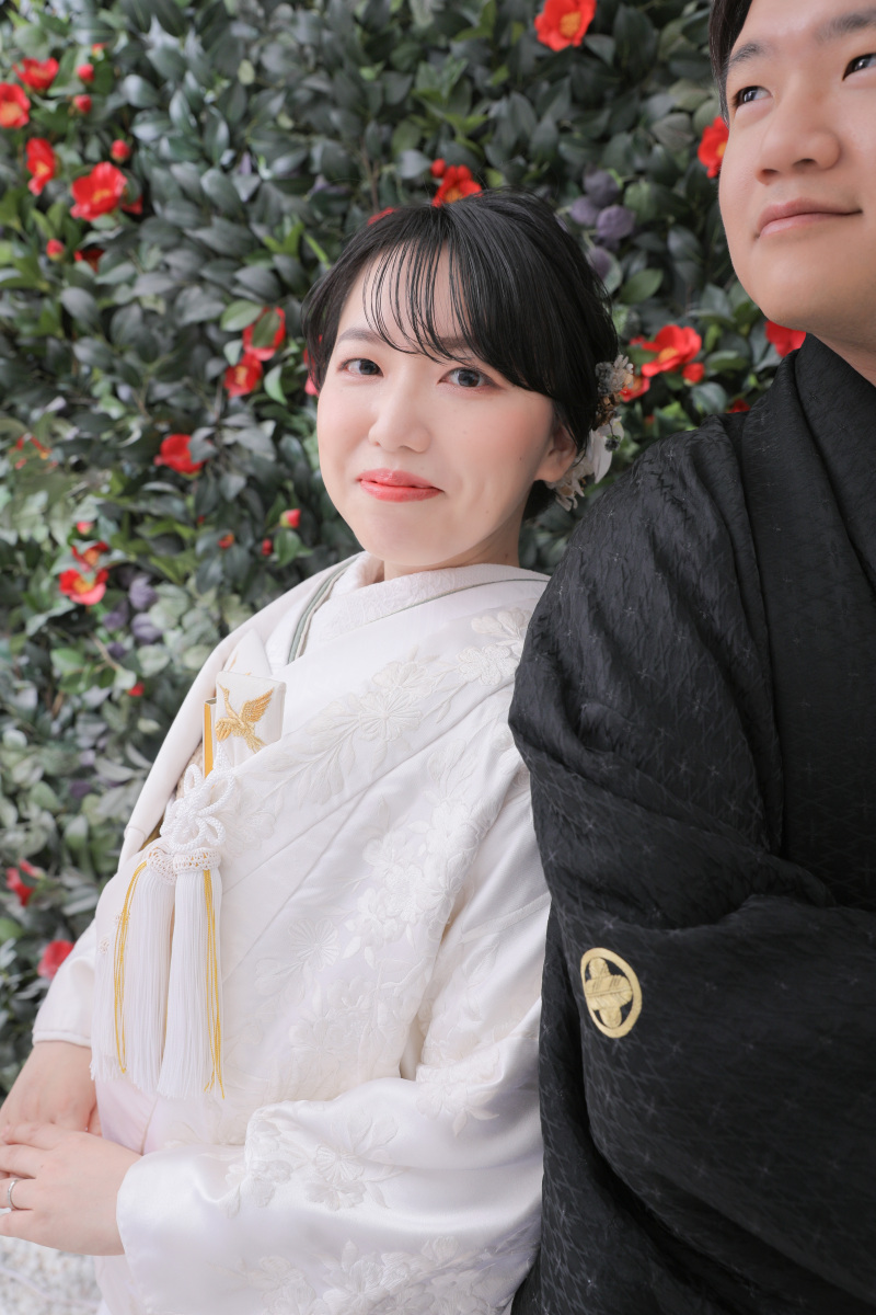 ご新婦様の笑顔にキュン。