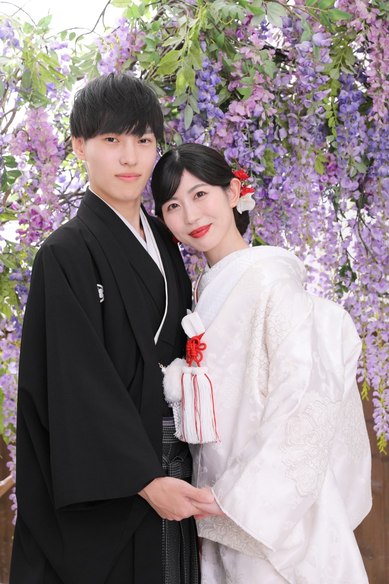 お手繋ぎショット