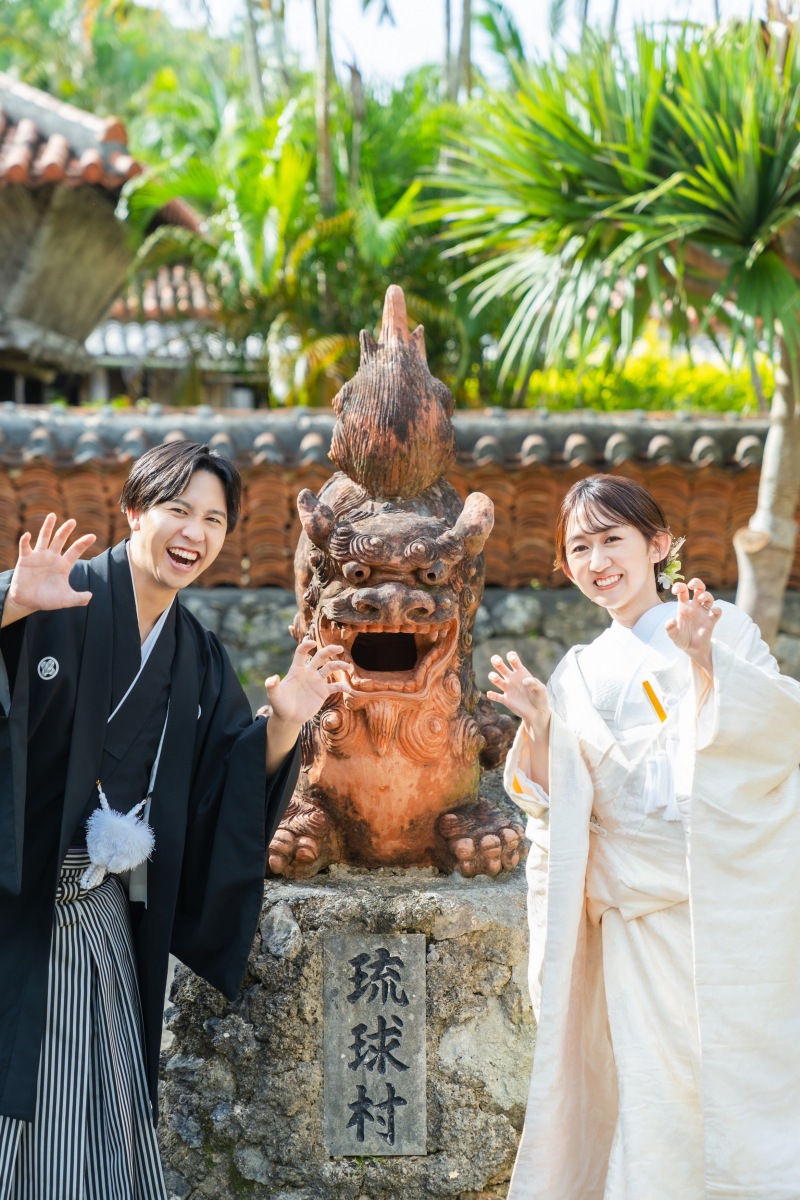 シーサーと一緒に!!