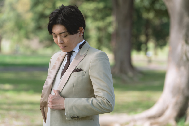 ご新郎様のソロショット