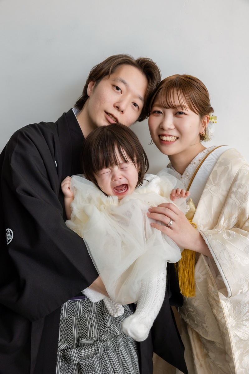 ママの腕の中で